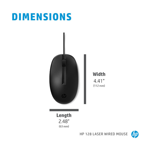HP 128 Laser Wired Mouse HP 128 Laser Wired Mouse